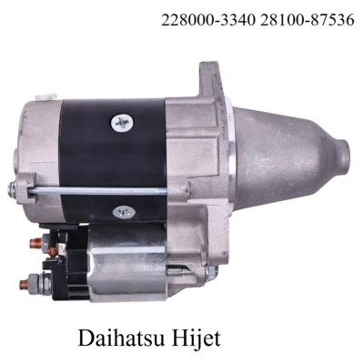 12V Starter Motor 228000-3340 28100-87536 for Daihatsu Hijet NEW