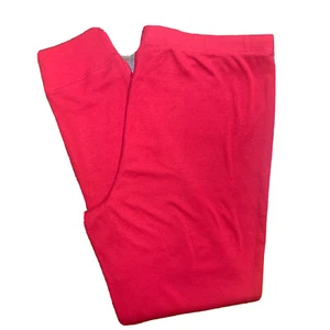 Joe Boxer Women’s Red Cotton Pants leggings lounge Pants Size Large - Picture 1 of 5