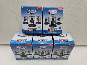 NEW Lot of 5 Domez Justice League Collectible Miniatures Series 1 Sealed - Picture 1 of 5