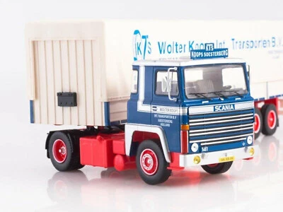 SCANIA LBT 141 1976 SEMI RIMORCHIO WALTER KOOPS IXO TTR004 1:43 TRASPORTATORE - Immagine 1 di 4