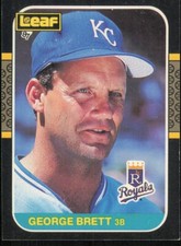 1987 Leaf/Donruss #96 George Brett