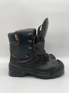Elten Stihl Damen Motorsägen Lederstiefel Sicherheitsschuhe Schwarz EUR 39 - Picture 1 of 3