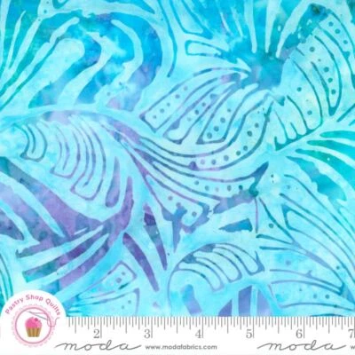 CHROMA BATIKS 4366 40 Sky Blue  MODA BATIKS Quilt Fabric - Image 1 of 4