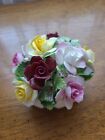 Vintage Royal Doulton Bone China, England.   Posey  Multicolored Flowers. 1 Chip
