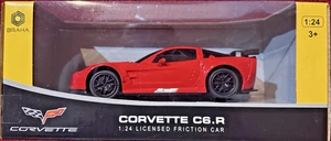 Braha 1:24 Chevrolet Corvette C6.R Auto Frizione Auto Rossa - Foto 1 di 1