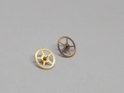 ROLEX 710 SOMENTE TERCEIRA RODA PIVÔ LONGO PARA VARREDURA SEGUNDA NOVA PEÇA DE MOVIMENTO DE RELÓGIO - Imagem 1 de 2