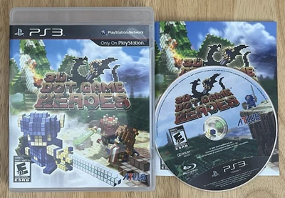 3D 点游戏英雄索尼 PlayStation 3 PS3 2010 完整! 经过测试并正常工作! Atlus — 第 1/4 张图片