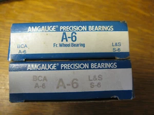 Amgauge A-6 Front Wheel Bearing Pair of 2 - Bild 1 von 4