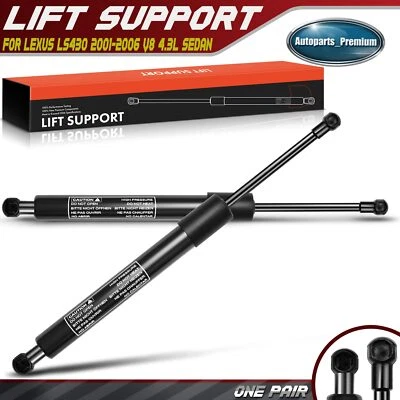 2 件后后备箱升降支撑减震器适用于雷克萨斯 LS430 2001 - 2006 Sedan 4.3L — 第 1/4 张图片