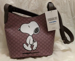 Peanuts Snoopy × Shimamura Collaboration Shoulder Bag New inner pocket Gifts - Picture 1 of 3