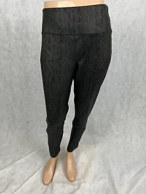 Apt 9 Leggings Womens  Snake Print Yoga Pants Polyester Gray Stretch MEDIUM M - Image 1 of 4
