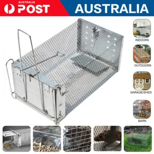 Trap Humane Possum Feral Cage Pest Rodent Mouse Animal Live Catch 27*14*11cm - Picture 1 of 6