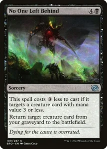 MTG No One Left Behind FOIL The Brothers' War Uncommon NM - Picture 1 of 1