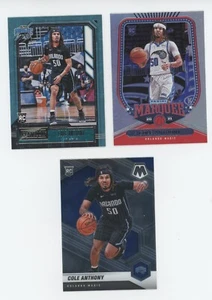 Cole Anthony 2020-21 Panini Mosaic & Chronicles RC Lot (3) Orlando Magic - Picture 1 of 3
