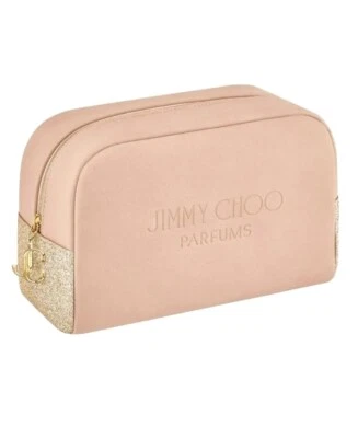 Jimmy choo Parfums Blossom Special Editions Pink And Gold Make up Bag Pouch