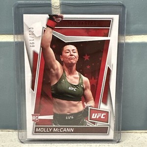 2023 Panini Chronicles UFC - Rookies & Stars Red /199 #190 Molly Mccann RC LOOK!