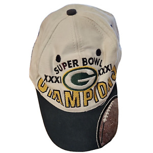 Vintage Green Bay Packers Super Bowl 31 XXXI Champions Snapback Hat Cap NWT