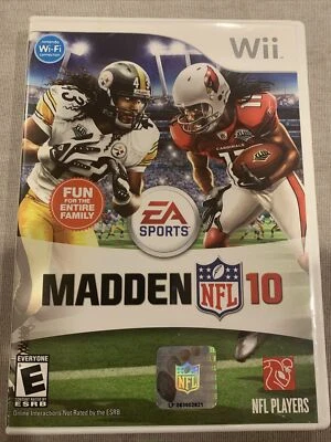 Madden NFL 10 Nintendo Wii Electronic Arts EA Sports Football Complete - Tested - Image 1 of 2