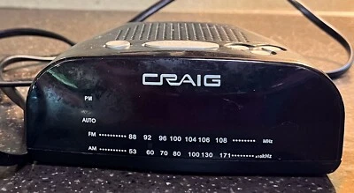 Craig LED Dual Alarm Clock Digital AM FM Radio - Image 1 of 4