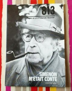 POLIZIST REVUE 813 LES AMIS DE LA LITERATURE POLICEERE NR. 29 1989 SIMENON - Bild 1 von 3