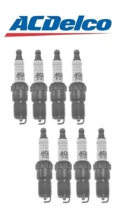 Set Of 8 Spark Plugs Pre-Gapped .060 AcDelco For Caddy GMC K3500 Chevy C1500 V8 - Picture 1 of 1