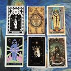 TAROT CARDS PSYCHIC STICKERS LOT 4A8 LAPTOP DECAL WITCH FORTUNE TELLER MAGIC