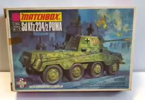 MATCHBOX USATO 1:76 KIT MEZZO MILITARE SD KFZ234/2 PUMA CON DIORAMA ART PK-76 - Foto 1 di 3