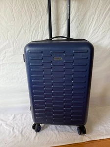 New TRAVELERS CLUB Shannon Hardside Luggage Blue 26" Medium Check In Expandable - Picture 1 of 8