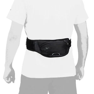 MIZUNO CINTURA SPORTIVA MARSUPIO BORSELLO J3GDB013 WAIST NERO HERITAGE - Imagen 1 de 3