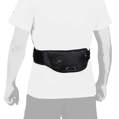 Mizuno Cinturón Deportivo Riñonera Bolso J3GDB013 Cintura Negro Heritage - Imagen 1 de 3