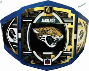 New Jacksonville Jaguars Title Championship Belt American Football 4MM Brass - Picture 1 of 5