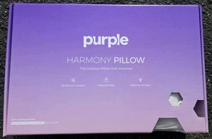 NEW PURPLE Harmony Pillow Medium Height Standard 26" Size Talalay Latex  - Picture 1 of 2
