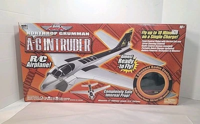 Rare Vintage Air Rage Northrop Grumman A-6 Intruder Remote Control Airplane New - Image 1 of 4