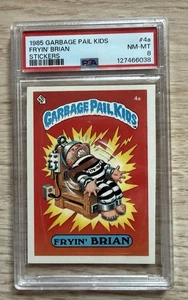 1985 Garbage Pail Kids OS1 Fryin Bryan #4a Matte PSA 8 Mint Series 1 - Picture 1 of 2