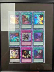 YuGiOh - DANE (Dark Neostorm) Uncut Sheet Frame 3x3 SUPER RARE - Picture 1 of 3
