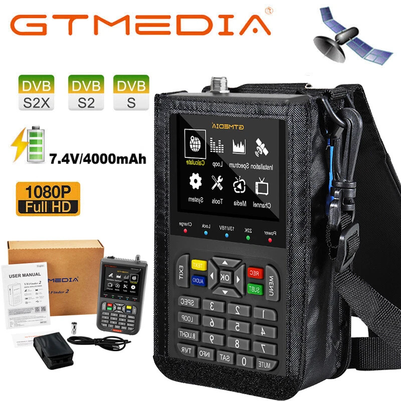 GT Media Digital Satellite Finder - GTMV8FINDERMETER