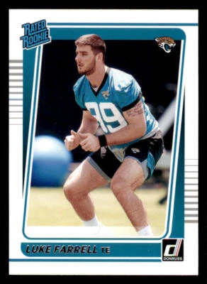 2021 Donruss #307 Luke Farrell RR RC - Image 1 of 2