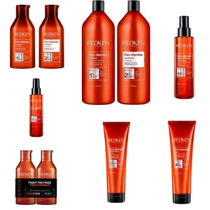 Redken Frizz Dismiss Shampoo,Conditioner,Treatment 300ml-1000ml Options - Picture 1 of 12