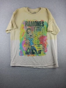 RAMONES “I Wanna Be Well” Escape From New York Tour Women’s Tie dye Graphic Tee - Picture 1 of 6