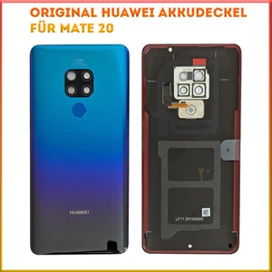 Original Huawei Mate 20 HMA-L29 Akkudeckel Backcover +Kameraglas +ID-Sensor Neu - Bild 1 von 1