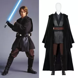 Star Wars Episode III Anakin Skywalker Cosplay Custome Outfits Darth Vader Men - Picture 1 of 12