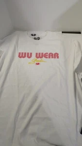 Neu ohne Etikett seltene Wu Wear weiße Grafik ""Shadio"" T Gr. 2XL - Bild 1 von 4