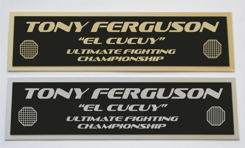 Tony Ferguson UFC nameplate for signed mma gloves photo or case Cover