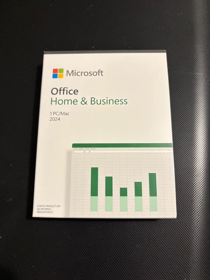Microsoft Office 2024 Home and Business Windows 11 MacOS Italiano EU Box - Immagine 1 di 1