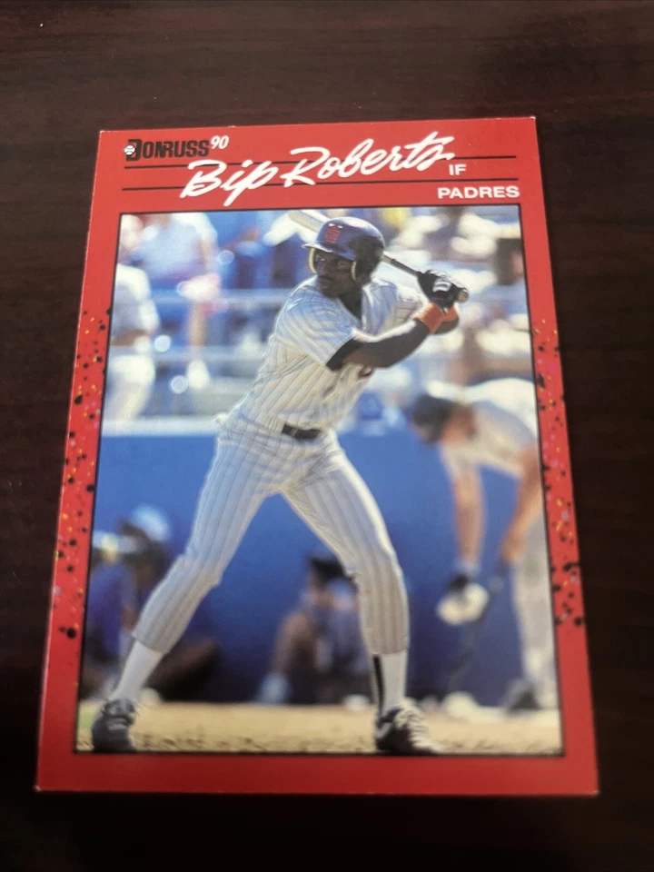 1990 Donruss Bip Roberts #347 San Diego Padres  - Image 1 of 1
