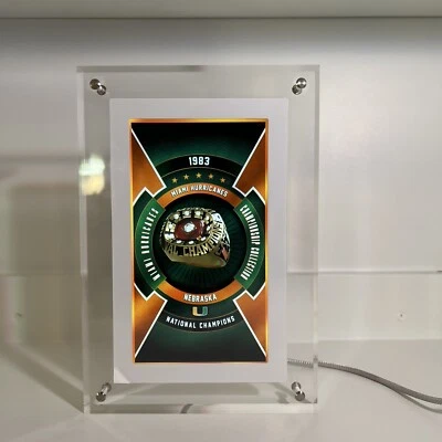 Infinite Objects: Miami Hurricanes 1983 чемпионское кольцо - Изображение 1 из 2