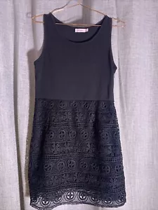 Cocolatte Black Tube Dress - 8 - Lace - Zip At Side - Picture 1 of 11