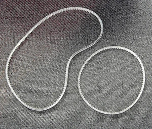 PACK OF 4 QUANTITY OF FR900 GEAR TEETH BELTS FOR CONTINUOUS BAG SEALER MACHINES - Picture 1 of 1