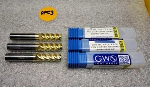 GW 3/8" DIA. X 1" LOC X 3/8" SHK X 2.5"OAL, 5-FL CARBIDE END MILL, RECONDITION - Picture 1 of 4
