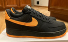 Nike By You Air Force 1 Halloween Black Laser Orange DZ3637 900 Men's Size 10